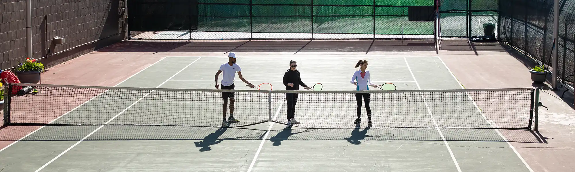 Tennis in Washington market Park